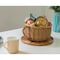 Vintiquewise Wicker Saucer Coffee Mug Cup Decorative Gift Basket Desk Organizer QI003795 - alternate 2